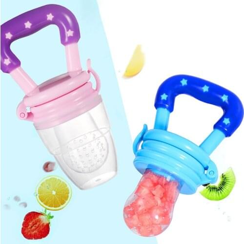 1Pcs Fresh Food Feeder Baby Nipple Feeding Safety Fresh Fruit Feeder Baby Pacifer Feeder for Infant Supplies