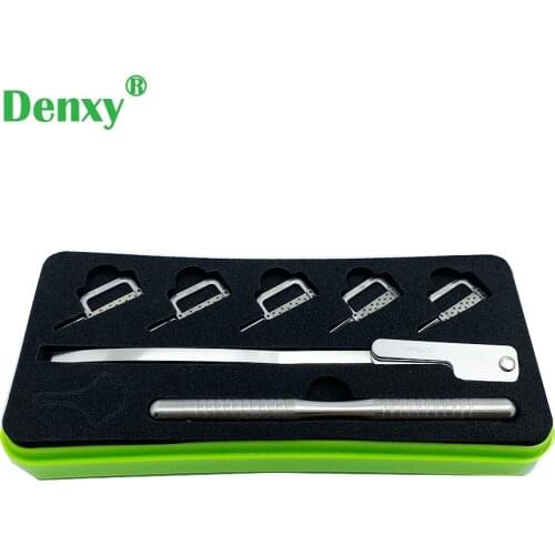 Denxy Dental Equipment IPR System enamel Interproximal Reduction Strip Kit Contra Angle Orthodontic tool