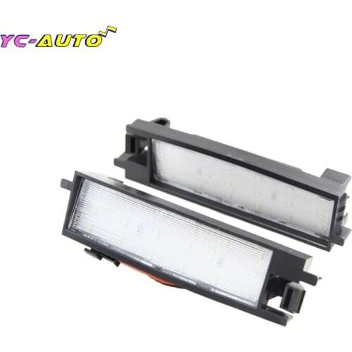 2PCS Car Led License Plate Light Canbus For Toyota Scion Auris 2 Corolla iM Rav4 2 3 Vanguard Yaris Avalon Camry Solara Aygo SMD