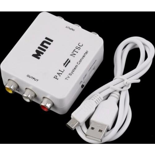 PAL NTSC SECAM To NTSC PAL TV Video System Converter Switcher Adapter Male-Female Unshielded Application IN Multimedia 2020 Hot