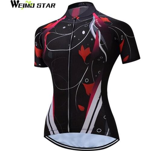 Weimostar Womens 2017 Cycling Jersey Bike Jersey Shirt Short Sleeve Cycling Clothing Road mtb Bicycle Clothes Ropa Ciclismo