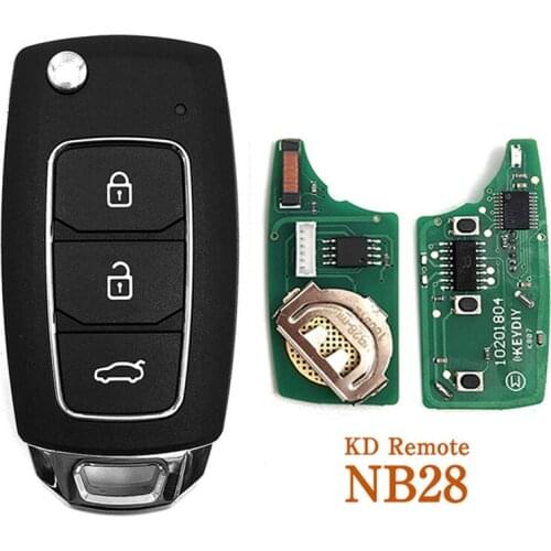 XRSHKEY Original KD NB28 NB Series with Universial Chip Remote For KD900/KD-X2/ URG200/KD MINI Remote