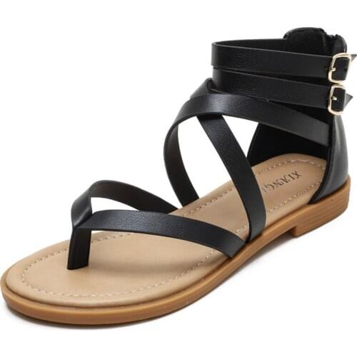 Women sandals summer flat pearl sandals flip flops rome shoes string bead slippers mujer gladiator sandalias sapatos femininos