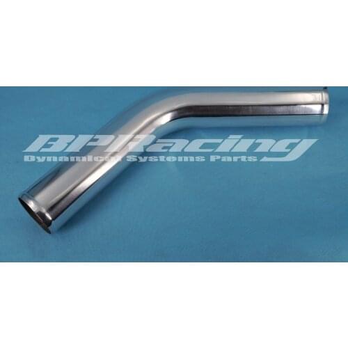 2.5" Inch /63mm/45 degree Universal Polished DIY aluminum pipe /Thickness 2mm/intercooler pipe / air intake pipe/ Can be welded