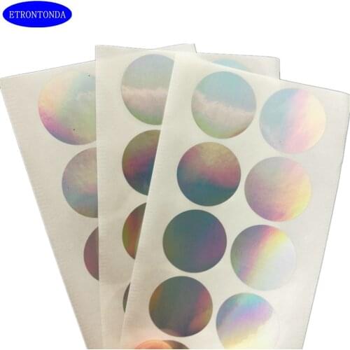 300pcs Laser Sealing Sticker 1" Round 25mm Security Seal Tamper Proof Warranty Void Label Stickers