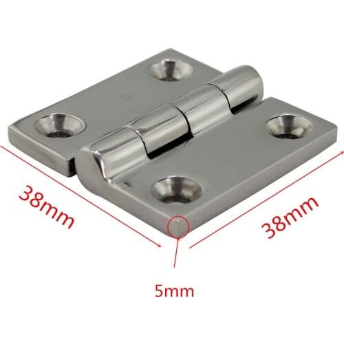 38mm/50mm 1.5"/2" Heavy Duty Marine Grade Cast 316 Stainless Steel Boat Cupboard Cabinet Door Butt Hinge Fitting