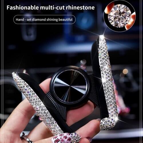 Car Holder For Phone in Car Air Vent Mount No Magnetic Mobile Phone Holder GPS Stand For iPhone 12 11 Pro 8 Samsung