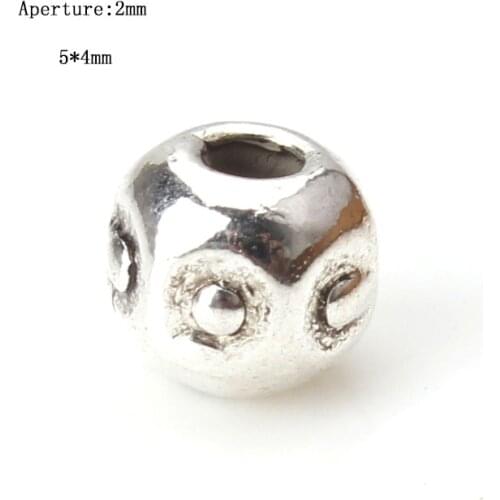 MEIBEADS 20pcs/lot Different Size Beads Vintage Embossed Silver Color/Bronze Bead Spacer Beads For Diy Jewelry Components EY1707