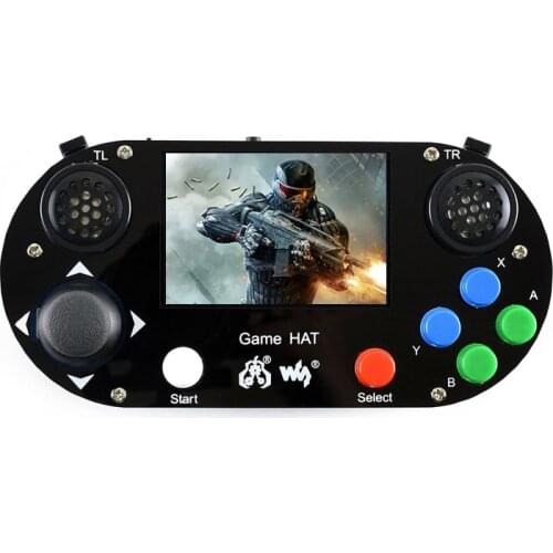 RetroPie Game Console Case Game HAT for Raspberry Pi 3B+ 3 Model B With 3.5 Inch IPS Screen Handle Game Player Without Battery