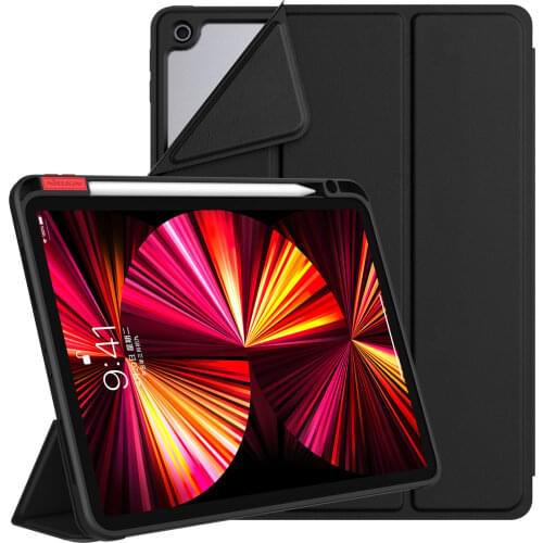 NILLKIN for iPad 10.2 2019/2020 8th Generation Case Magnetic Case Smart Cover with Pencil Holder for iPad 10.2 inch