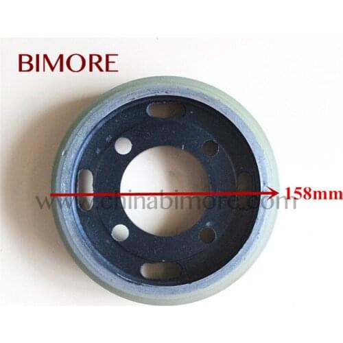 Escalator elevator parts Escalator Handrail Drive Rollers OD158 Thickness 36mm