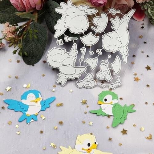 P15D Birds Metal Cutting Dies Stencil DIY Scrapbooking Album Paper Card Template Mold
