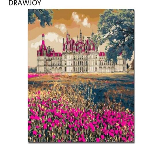 DRAWJOY Framed Home Decor DIY Oil Painting By Numbers On Canvas For Living Room Painting&Calligraphy GX3287 40x50cm