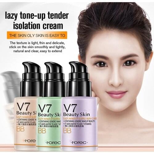 New BIOAQUA V7 lazy Lotion BB Cream Natural Moisturizing Makeup Concealer foundation Waterproof Cosmetic Smooth Skin Perfecting