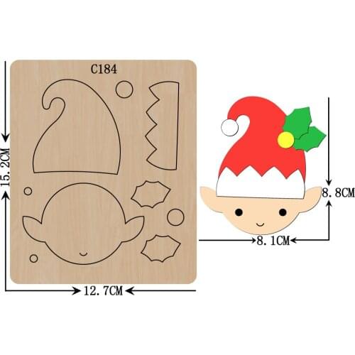 New Wooden die Scrapbooking C-184 Cutting Dies Compatible with most die cutting machines