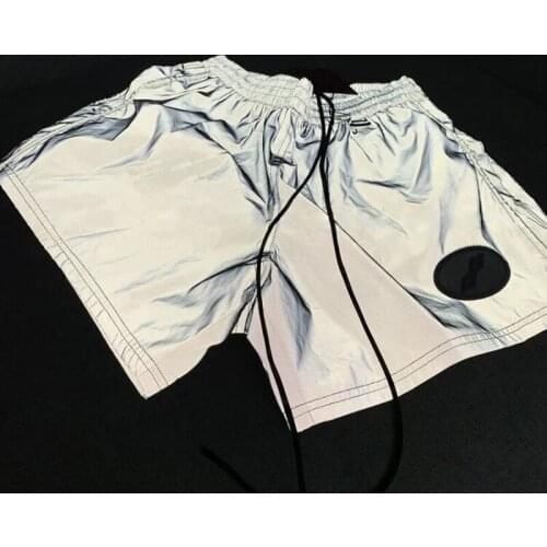 Summer Hot Sale Reflective Shorts Women Girl Casual Sports Fitness Reflective Short Fashion High Streetwear Elastic Waist Shorts