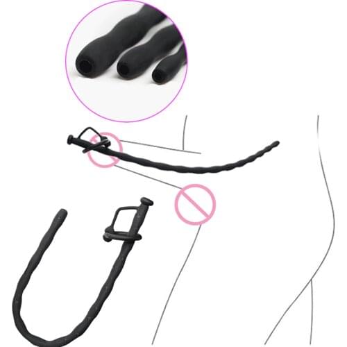 Silicone Urethral Penis Male Masturbation Urethral Catheter Stick Adult No Vibrators Sex Toys For Men Women Adult Sex Products