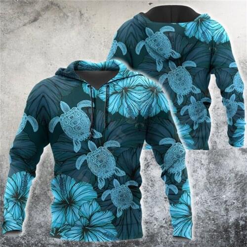 Turtle 3D All Over printed Hoodies Sweatshirt zipper hoodies women For men Pullover Cosplay Costumes 02