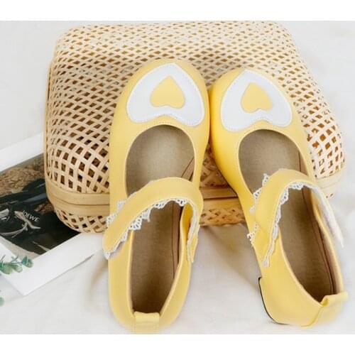 Girls Sweet Lolita Ruffles Lace Bridal Wedding Shoes Women High Heel Bordered Princess Platform Shoes Plus Size 32-48 8816