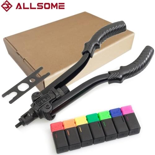 ALLSOME 619 Riveter Nut Gun Rivet Nut Tool Rivnut Tool Blind Rivet Insert Manual Riveter Nut Riveting Rivnut Tool