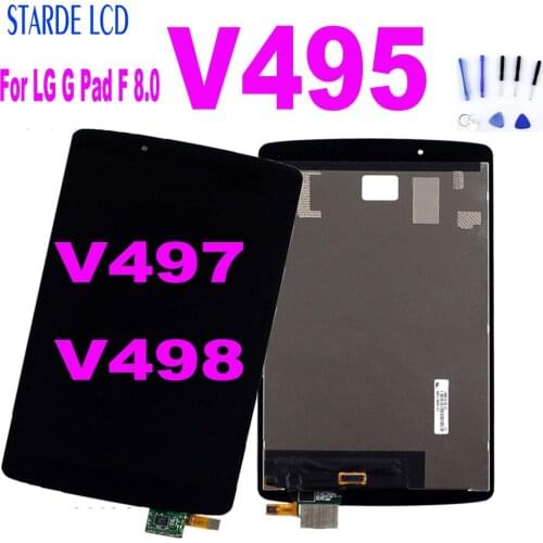 For LG G Pad F 8.0 V495 V497 V498 LCD Display Touch Screen Digitizer Panel Sensor Assembly Replacement