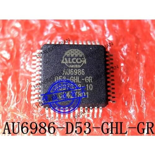 1Pieces New Original AU6986 D53-GHL-GR QFP48 1 In Stock Real Picture