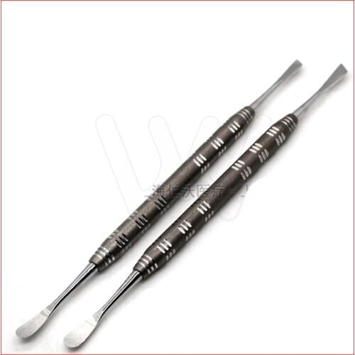 1pc Dental instruments Plant flapper periosteum separator Planting mouth hook pull tongue depressor