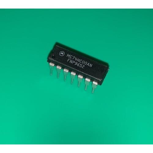 10pcs/lot MC74HC00ANG DIP14 IC GATE NAND 4CH 2-INP 14-DIP