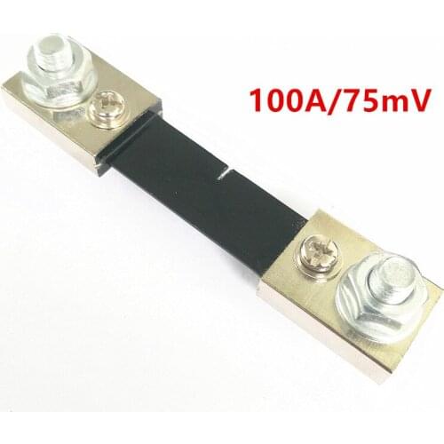 100A 75mV FL-2 DC Current Shunt Resistor For Amp Ampere Panel Meter