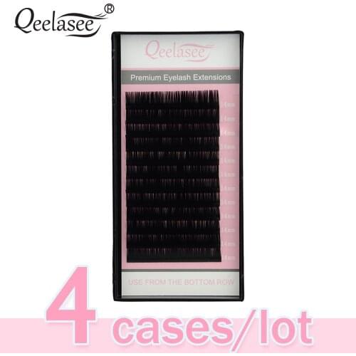 4pcs All Sizes Premium 3D Volume Eyelash Extensions Lash JBCD Curl 2015 New Lash Beauty Brand