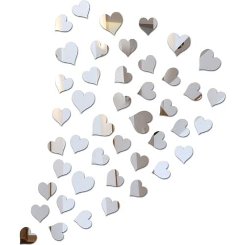 Promotion real circle mirror Acrylic Modern Pattern wall sticker frame stickers home decoration gift