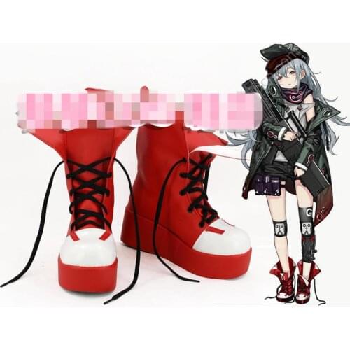 Anime Cosplay Girls Frontline g11 Shoe 404 squad Short Boots Platform Shoes