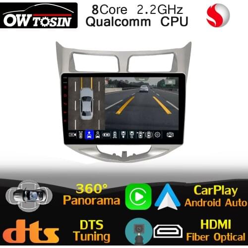 10.1" IPS Qualcomm CPU Android For Hyundai Solaris 1 Verna Accent I25 2010-2016 Car Radio GPS 4G LTE WiFi Head Unit CarPlay HDMI
