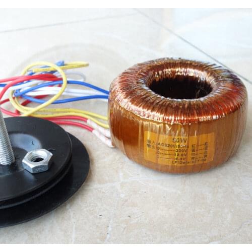 DIYERZONE 50W Toroid Transformer For Tube Preamp 110V/220V To 220V + 6.3V +12.6V L13-12