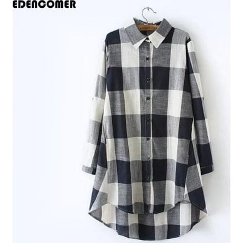 Женские рубашки EDENCOMER China At AliExpress
