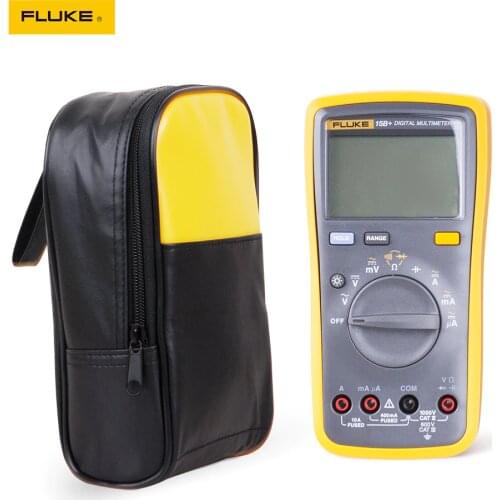 Fluke 15B+ Auto Range Digital Multimeter + Soft Carrying Case Carrier Bag Holster