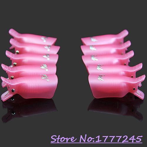Hot Sale 10Pcs Plastic Acrylic Nail Art Soak Off Clip Cap UV Gel Polish Remover Tool