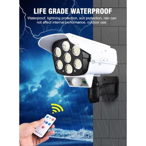 Simulation Monitoring Fake Camera Solar Human Body Induction Courtyard Lamp Wall Lamp Street Lamp Searchlight Spotlight Garden