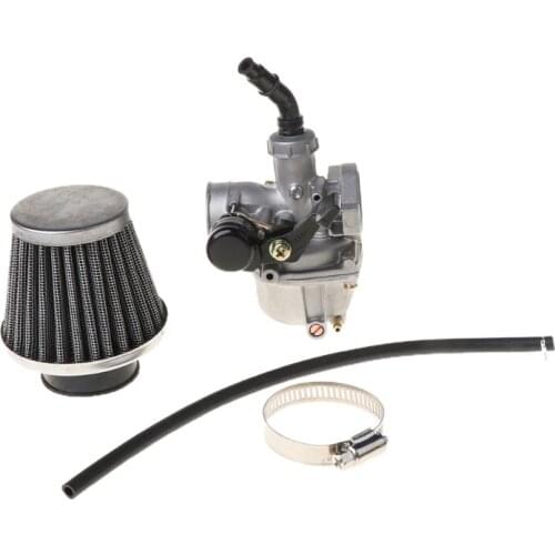 Carburetor PZ19 Carb for 70 90 110 cc ATV Quad 4 Wheeler Dirt Bike Motorbike Motorcycle Carburetors with Air Filter