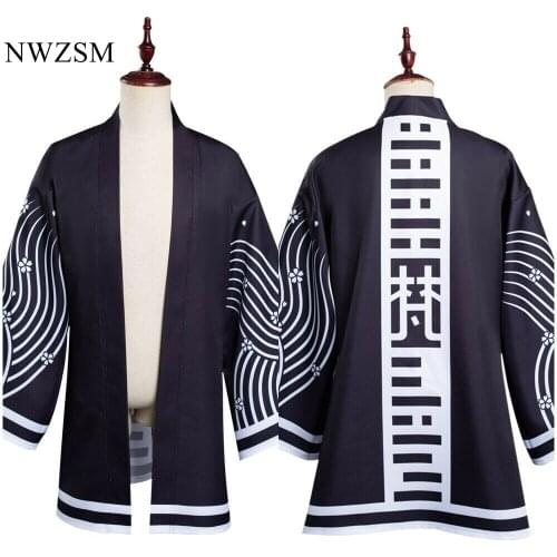 Tokyo Revengers Senju Kawaragi Cosplay Cloak Costume Outfits Halloween Carnival Suit Kimono Haori
