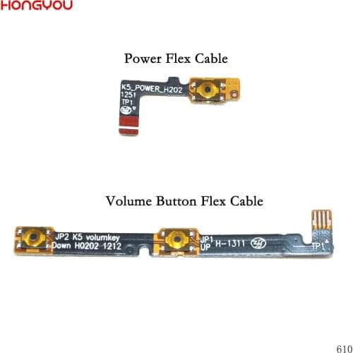 Power Button On / Off Volume Mute Switch Button Flex Cable For Lenovo K900