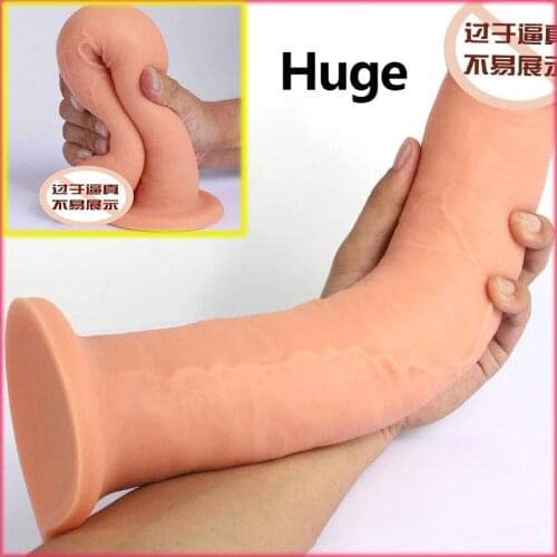 Silicone Soft Huge Dildo Realistic Penis Female Masturbator Horse Dick Big Penis With Suction Cup Dildos Sex Toys For Woman Gay