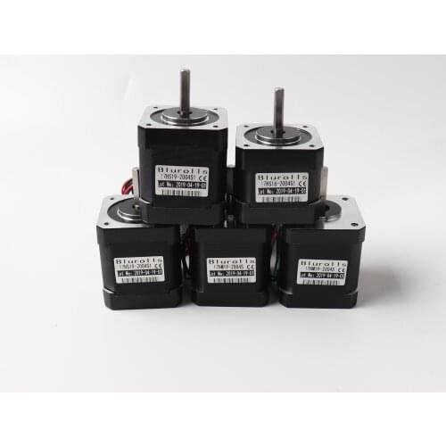 Nema 17 42 Stepper Motors Kit for BLV MGN Cube 3d Printer D-Cut Shaft 17HM19-2004S Motor