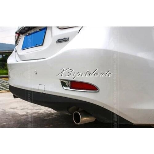 Brand New Car Styling Accessories ABS Plastic Rear Fog Light Trim Cover For Mazda 6 Atenza 2014
