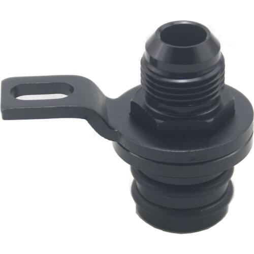 New Black Fittings Block Plug Adapter Breather Fittings To AN10 Suit For Honda Acura D Series D15 D16