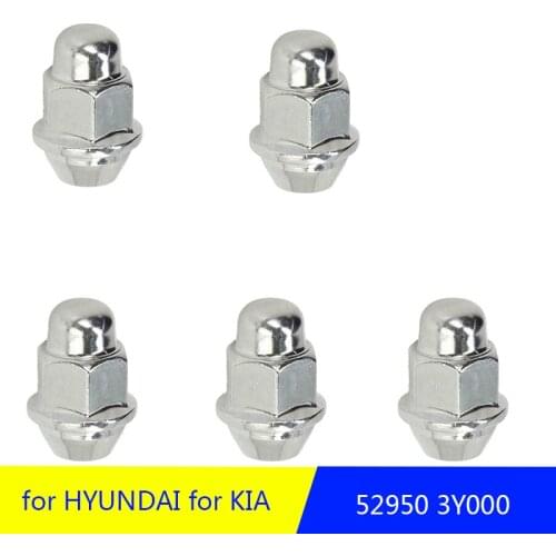 OEM for Kia Forte Sorento for Hyundai sonata ix25 (creta) Elantra tucson accent OEM chrome Wheel Lug NUTS 5 pieces 52950-3Y000