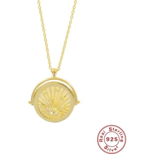 BOAKO Ins Saturn Necklace For Women 2020 Silver 925 Jewelry Necklace Charms Chains For Jewelry Collar Bijoux Femme #10.13