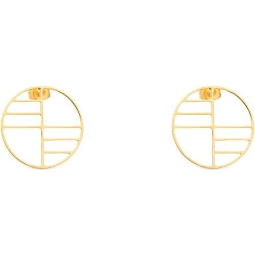 Simple Circle Round Earrings For Women Wedding Jewelry Childrens Sister Gifts Small Hoop Cute Stud Earrings Bijoux Femme