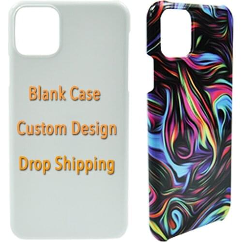 Drop Shipping Customize Full Print Cover Glossy Matte Coating 3D Film Sublimation Phone Case with screen protector