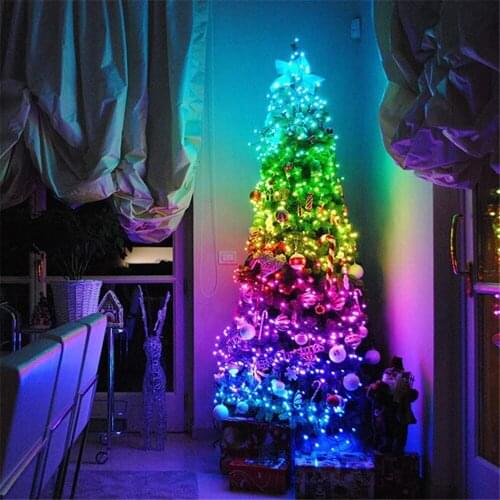 Christmas Lights 5M 10M 20M 30M 50M 100M Led String Fairy Light 8 Modes Christmas Lights For Wedding Party Holiday Lights